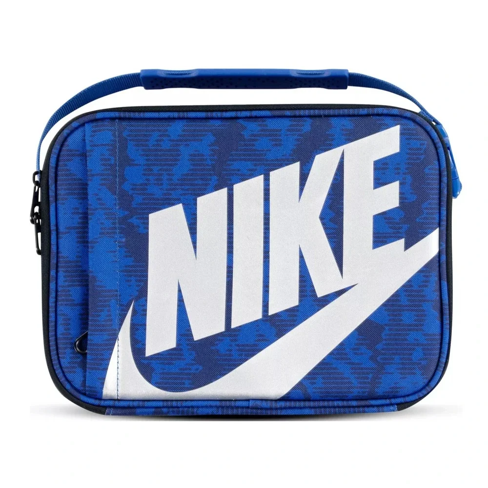 Nike Futura Fuel Pack Hard Shell Game Royal/Silver Camo Lunch Box 9A2744-I29 New